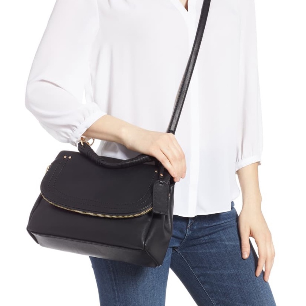 Rubie Faux Leather Crossbody Bag - Sole Society